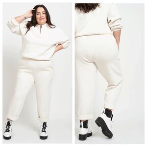 LEZE The Label Kendal Pant in Bone Size XL NWT